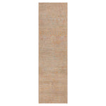 Beige Zameen Modern Wool Runner - 2'9" x 9'8"