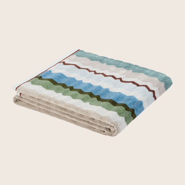 MISSONI シール織綿毛布2枚セット140㎝×200㎝ Eva Bath Sheet – abc carpet & home