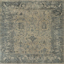 Grey Traditional Silk Rug - 9' x 12'