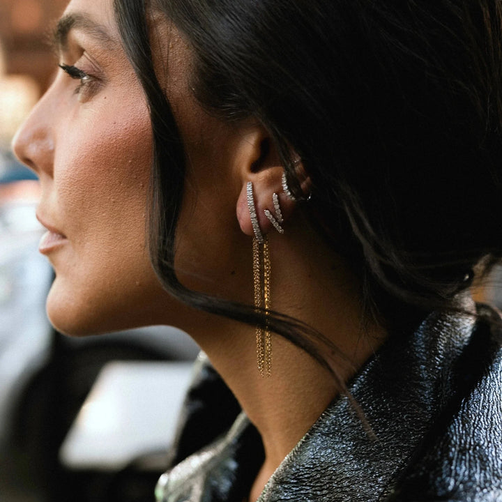 Drop Diamond Earrings