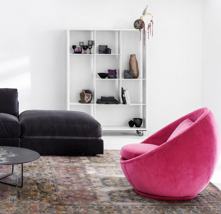 Flatiron White Rolling Bookcase