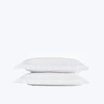 Layla Percale Duvet + Shams, White-Duvet-King
