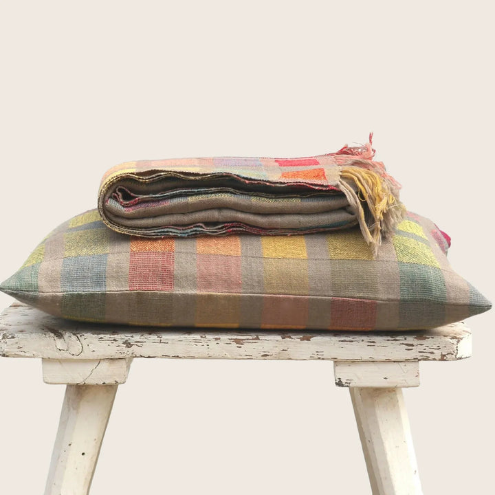 Zola Multi Plaid Throw
