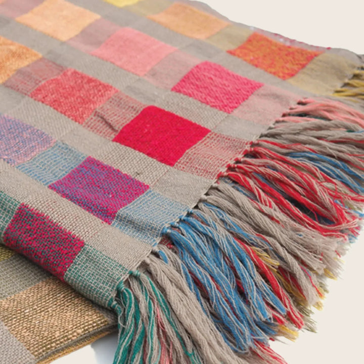 Zola Multi Plaid Throw