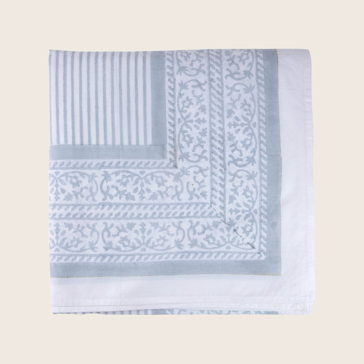 Light Blue Stripe Flat Sheet