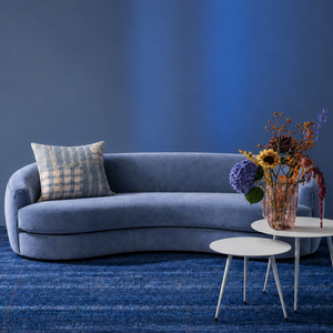 Madison Sofa 100" / Uptown, Velvet / Bluestone - hover