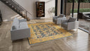 Blue Traditional Wool Rug - 9'1" x 10'6"