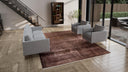 Brown Overdyed Wool Rug - 9'3" x 12'1"