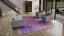 Purple Transitional Wool Silk Blend Rug - 8'10" x 12'1"