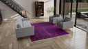 Purple Samsara Wool Rug - 8'1" x 9'10"