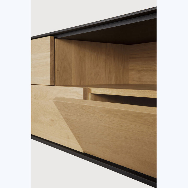 Oak Blackbird Media Cabinet