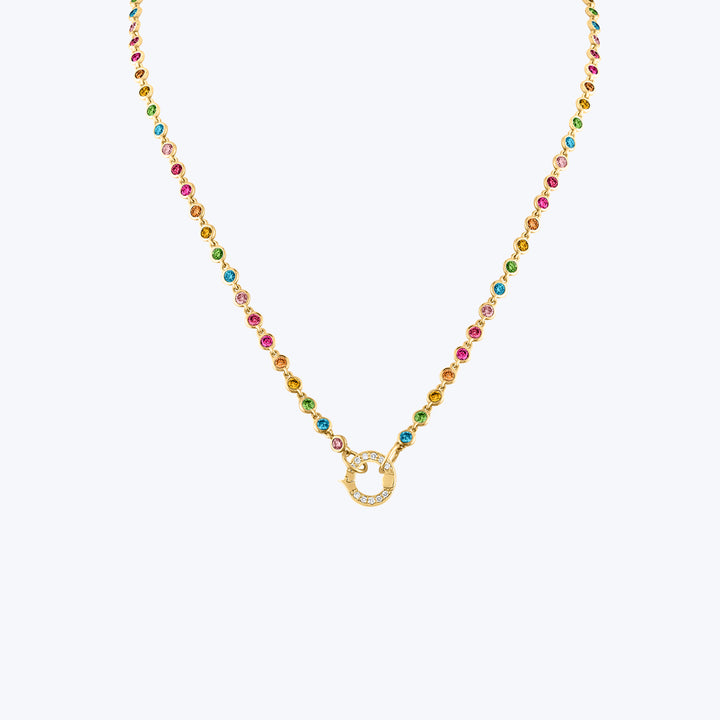 Rainbow Closure Necklace