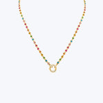 Rainbow Closure Necklace