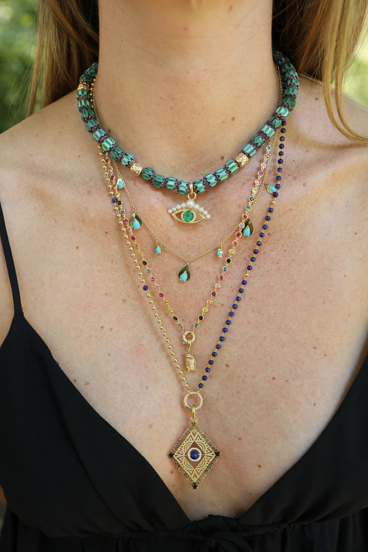 Rainbow Closure Necklace