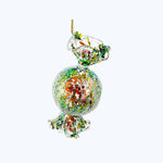 Glitter Sequin Glass Candy Ornament