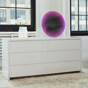 Stowe Lacquer Dresser White - hover
