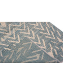 Blue Zameen Modern Wool Runner - 3' x 10'8"