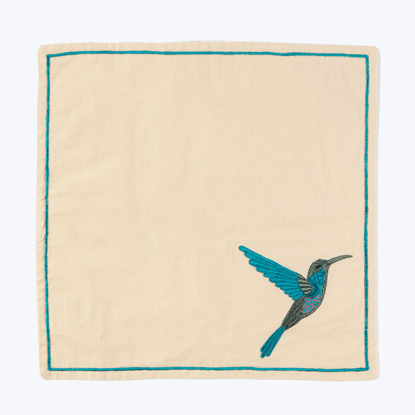 Embroidered Hummingbird Napkin Default Title
