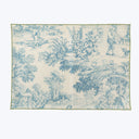 Toile Stain-Resistant Placemat-Blue