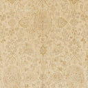 Elegant vintage textile with muted floral design in light brown.