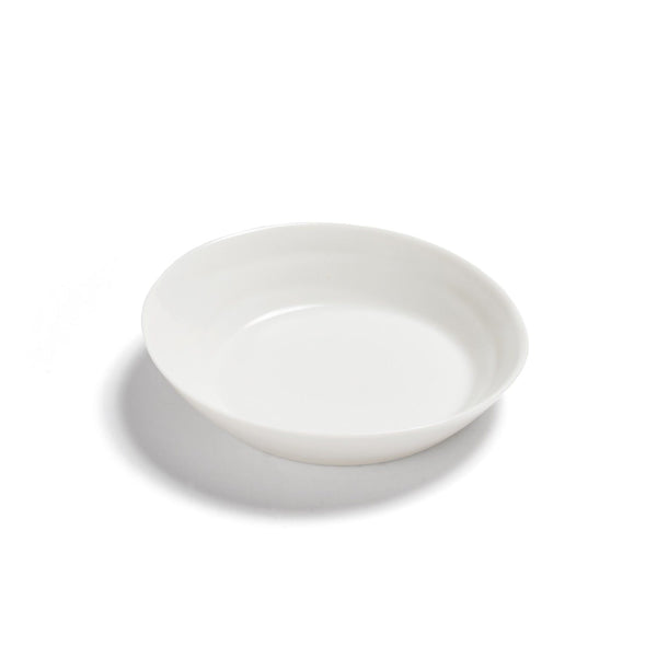 Ripple Dessert Plate-White