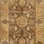 Intricate floral design on a traditional patterned hand-knotted carpet.