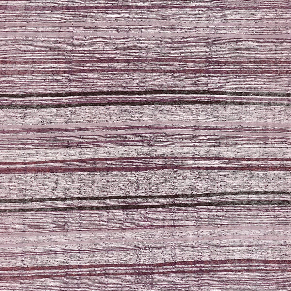 Textured fabric with striped pattern in shades of purple and pink