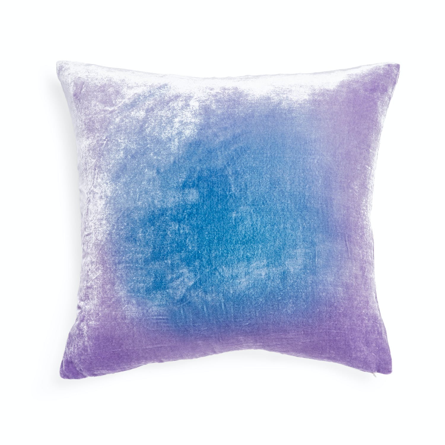 Ombre Velvet Pillow, Cornflower