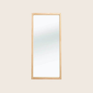 Ethnicraft Oak Light Frame Floor Mirror Default Title