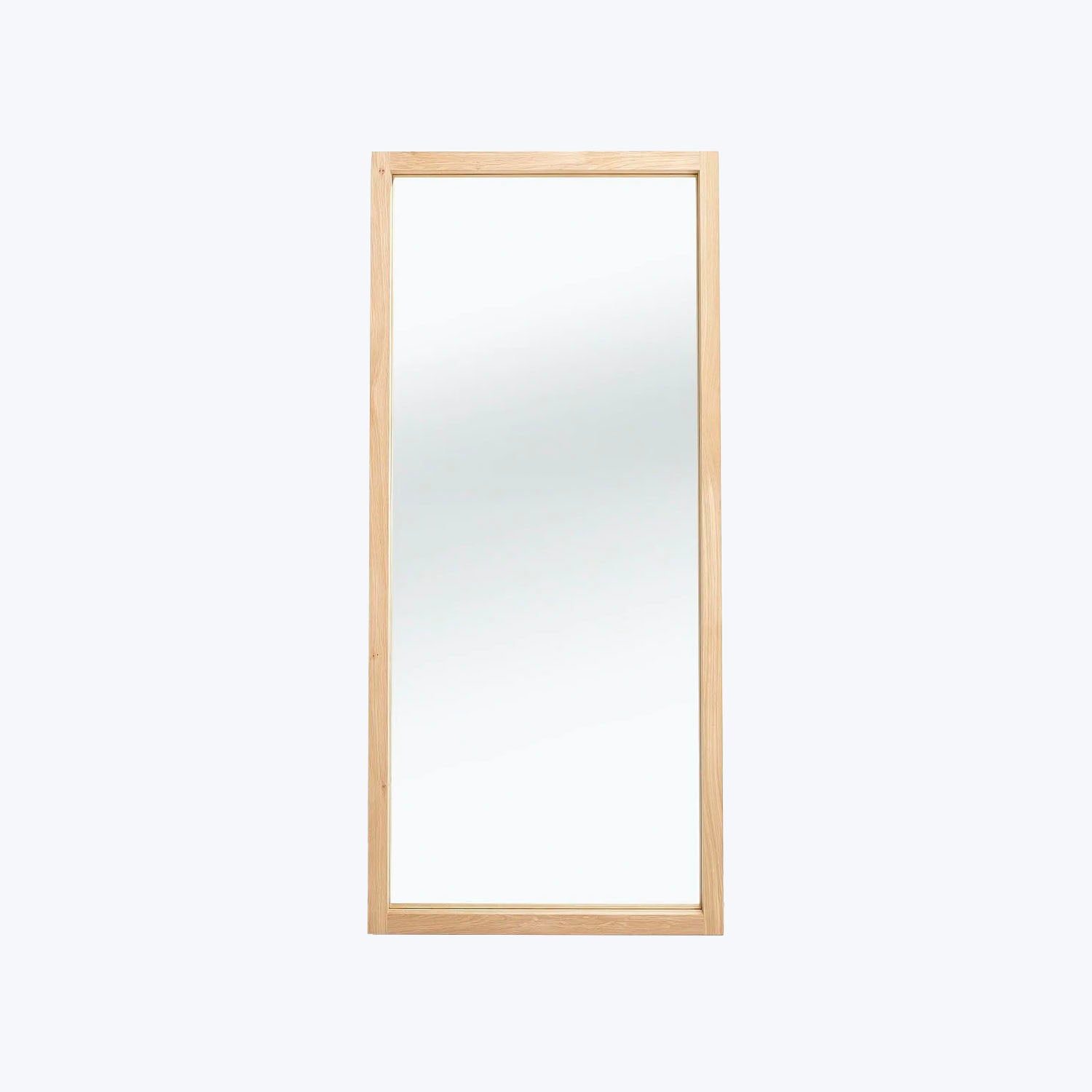 Ethnicraft Oak Light Frame Floor Mirror Default Title