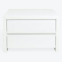 Fresco 2 Drawer Lacquer Nightstand