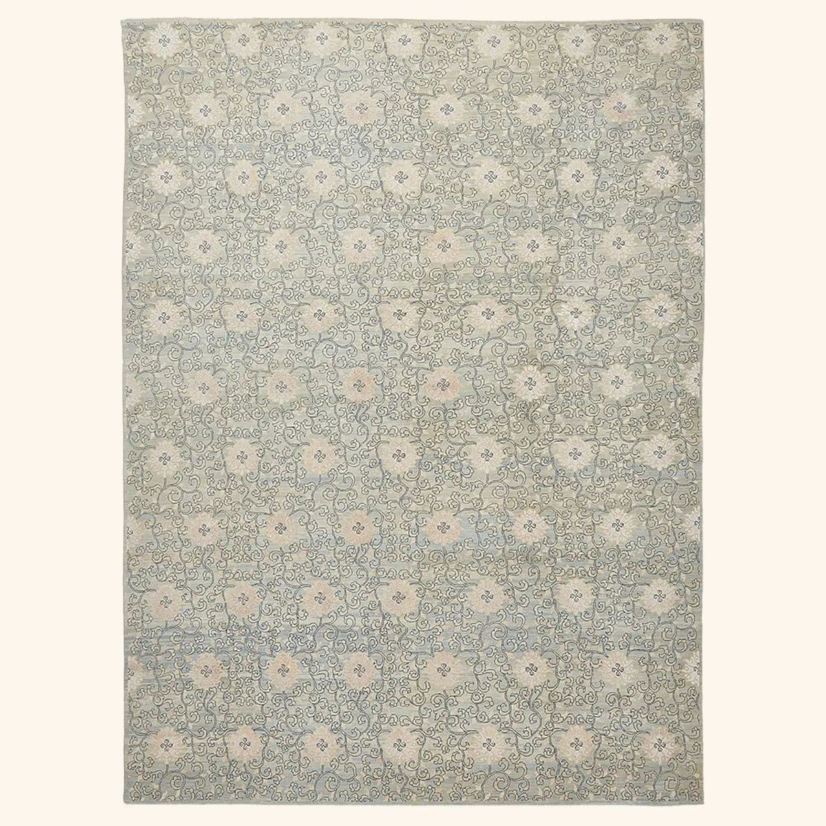 Transitional Wool Rug 10x 136"