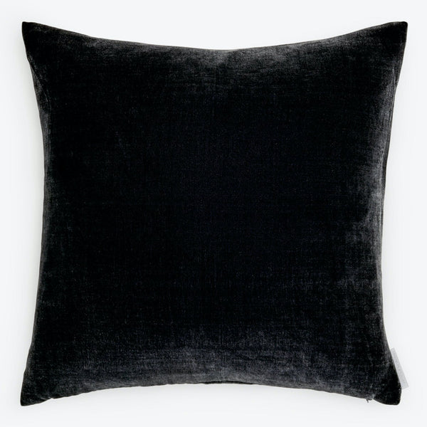 Velvet Pillow Charcoal-24"x24"