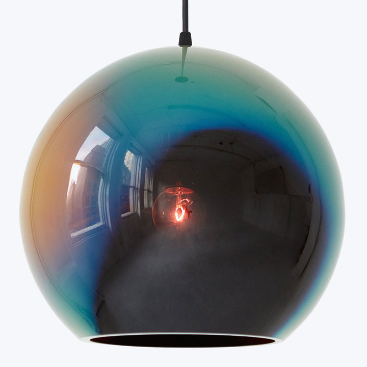 Black Iris Globe Pendant Lamp Default Title