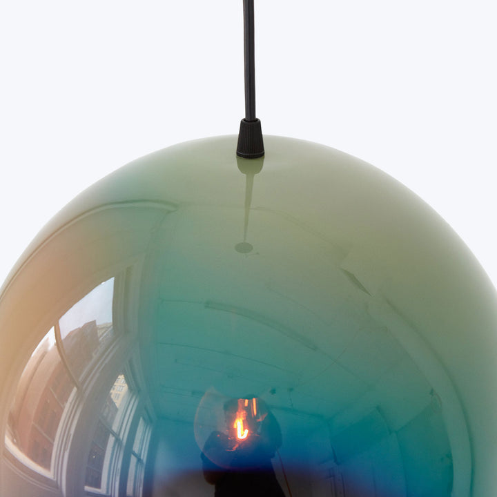 Black Iris Globe Pendant Lamp Default Title