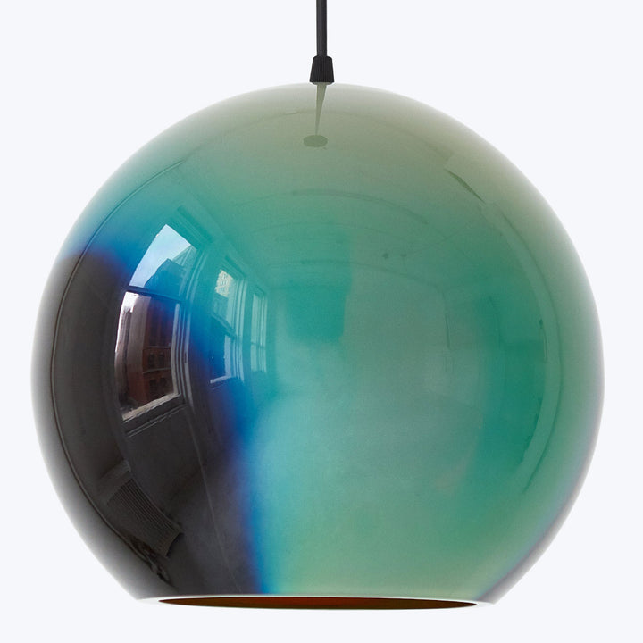 Black Iris Globe Pendant Lamp Default Title