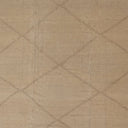 Quilted beige fabric with a symmetrical diamond pattern stitched lines.