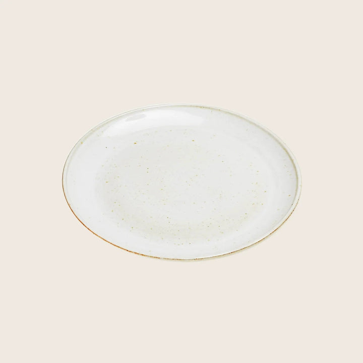 handmade white dessert plate abc cocina restaurants ceramic