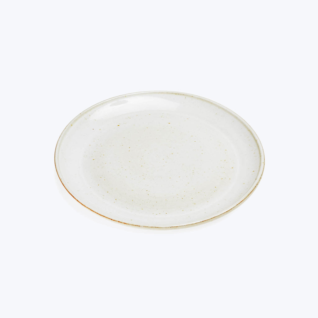 handmade white dessert plate abc cocina restaurants ceramic