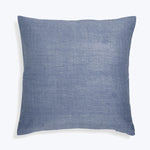 Basket Weave Raw Silk Pillow-Pale Blue