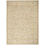 An intricately designed, muted-toned rug exuding classical elegance and sophistication.