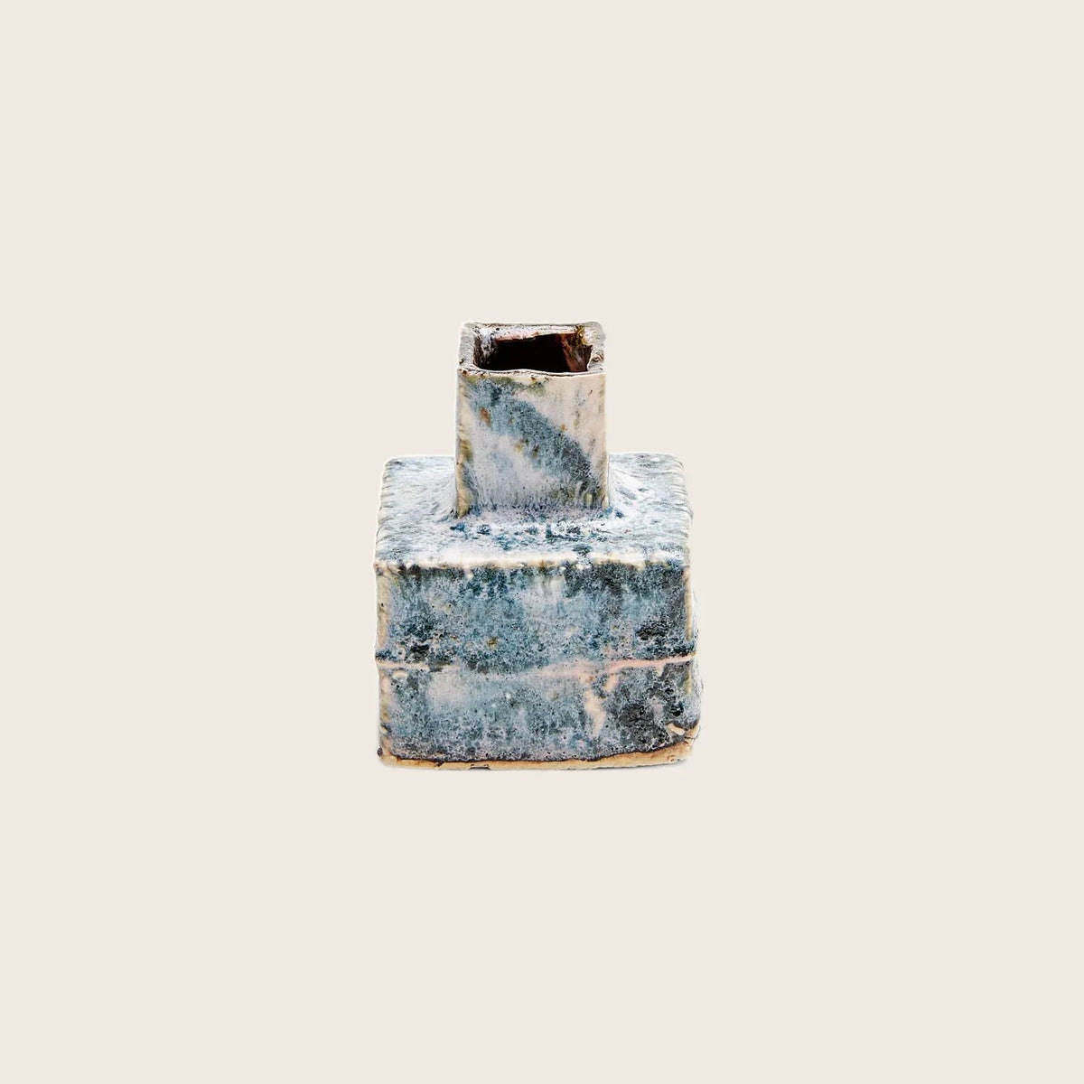 Ash Cloud Square Vase