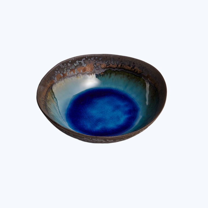 Glacier Pasta Bowl-Indigo