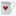 Rustic white mug with distressed texture and painted red heart.