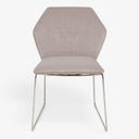 New York Sedia Dining Chair, Blush Velvet