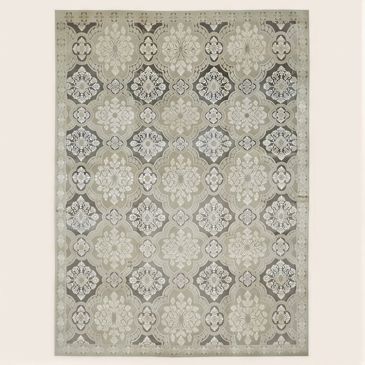 Transitional Wool Rug 13 x 18
