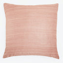 Raw Silk Pillow - 24" x 24"-Dusty Rose