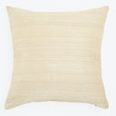 Raw Silk Pillow - 20" x 20"-Dark Ivory