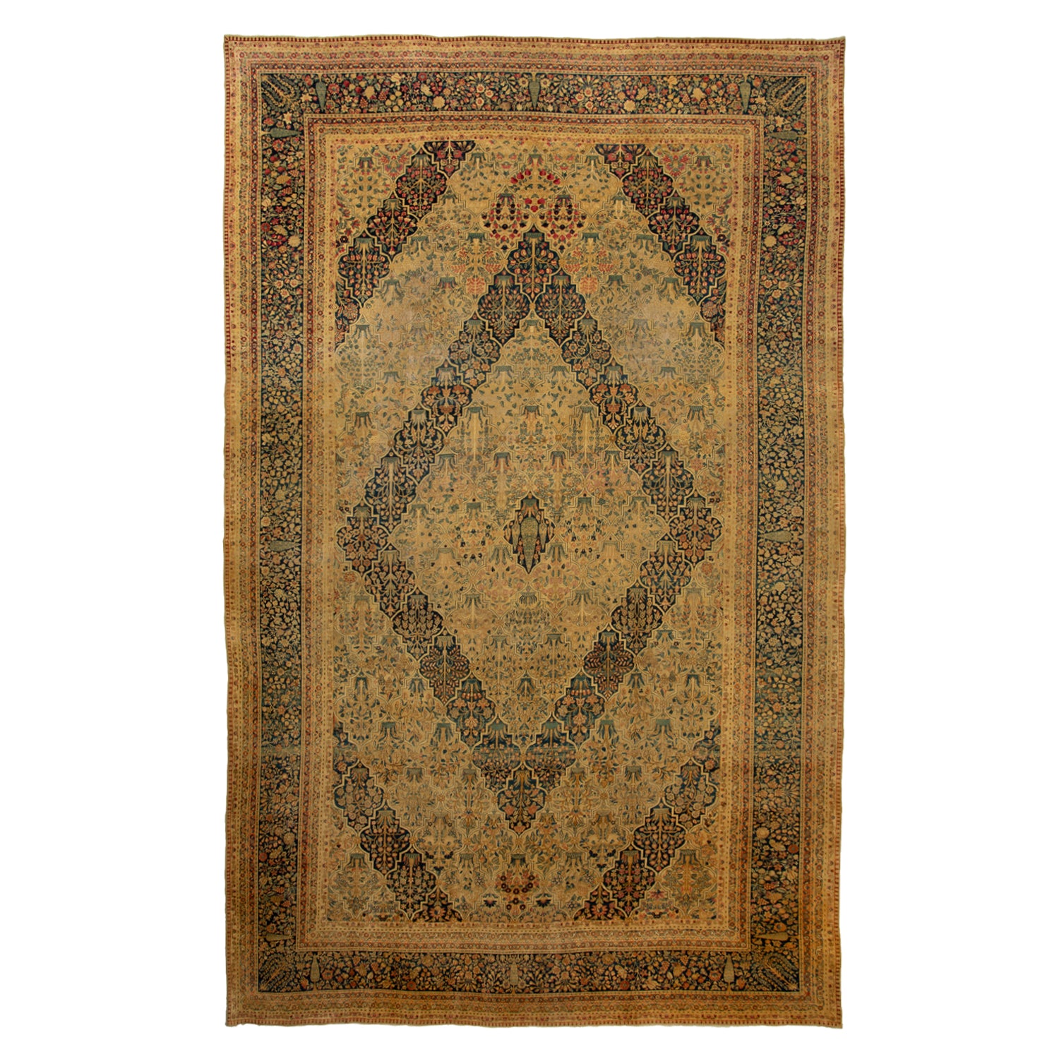 Traditional Wool Rug - 11' 4" x 17' 11" Default Title