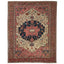 Exquisite hand-woven carpet featuring intricate patterns and vibrant colors.